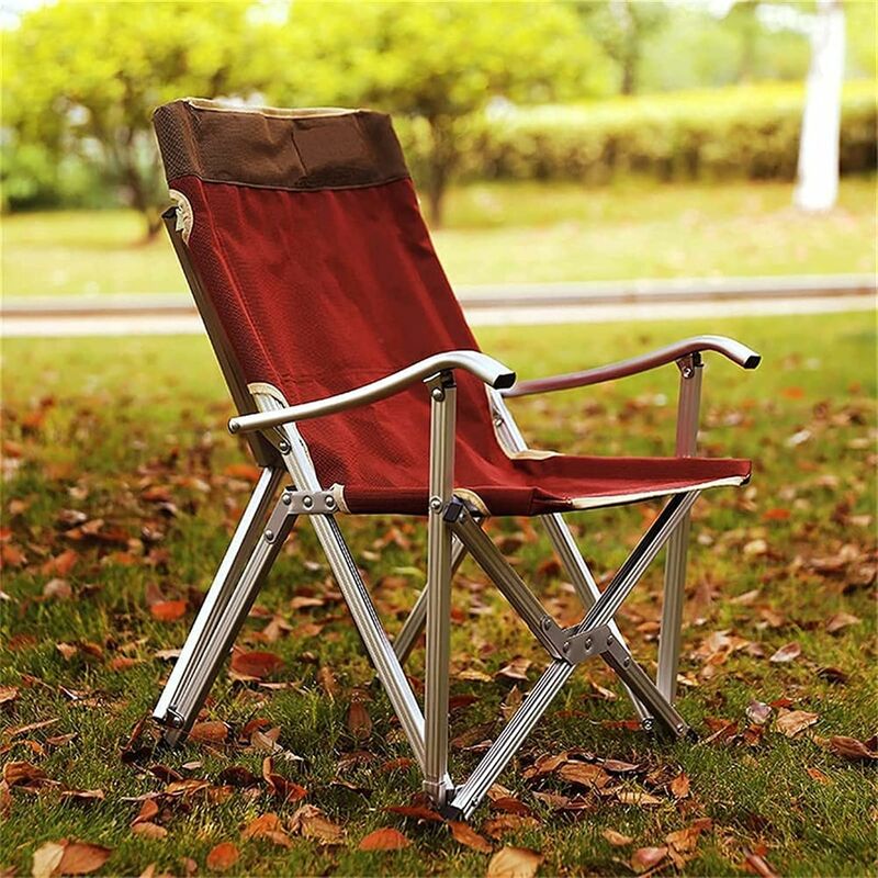 Groofoo - Chaises de camping pliantes Chaise de pelouse d'extérieur Chaise de sport Chaises de camping légères et pliables pour adultes Chaises de
