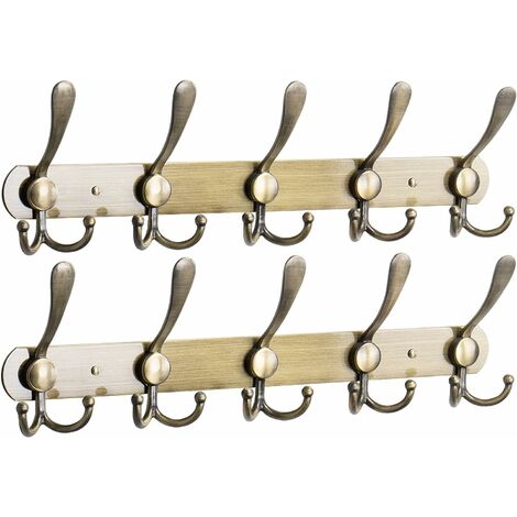 Coat Rack Wall Mounted,5 Tri Hooks For Hanging Coats,wall Coat