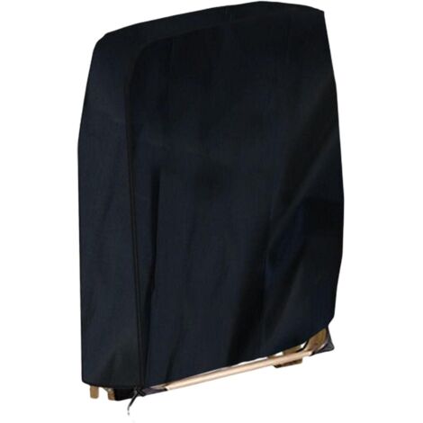 GROOFOO Housse de chaise pliante inclinable en tissu Oxford 210D - Housse de chaise de jardin empilable - Housse de chaise longue pliante avec sac de rangement pour transat de terrasse GROOFOO