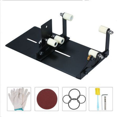 GROOFOO Kit de Coupe pour Bouteille en Verre réglable Outil de Bricolage, Ensemble de Machine de découpe en Acier Inoxydable pour vin bière Alcool Whisky Alcool Champagne Bouteilles Rondes de Soda