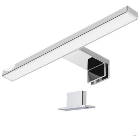 GROOFOO Lampe Miroir Salle de Bain LED 11W ,IP44 Etanche 60cm Pince Luminaire Salle de Bain,Blanc Neutre 4200K,Pas de Stroboscope Eclairage, Anti-buée Ampoule de Miroir,600mm