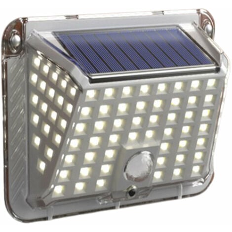 Lampe LED solaire avec 6 têtes réglables, 200, capteur de mouvement, 3  Modes d'éclairage, éclairage d'extérieur, idéal pour un Garage, une cour ou  un jardin - AliExpress