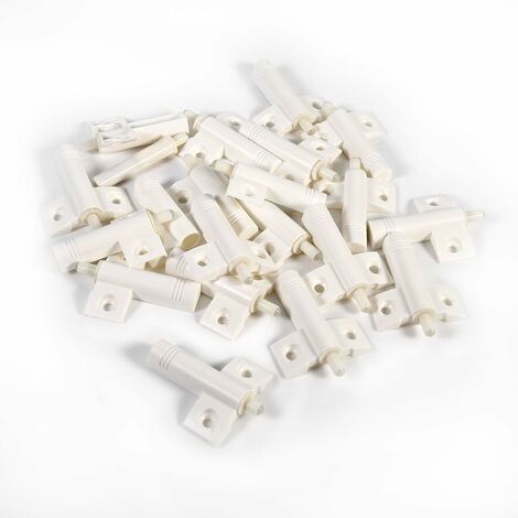GrooFoo Lot de 20 Arrêt de Porte Amortisseurs de Porte Armoire Tiroir Pare-Chocs Tampons Souple Coussin Quiet (Blanc)