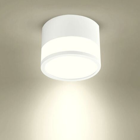 Spot de plafond LED 9 watts spot mobile verre nickel mat ACTION  938803640000