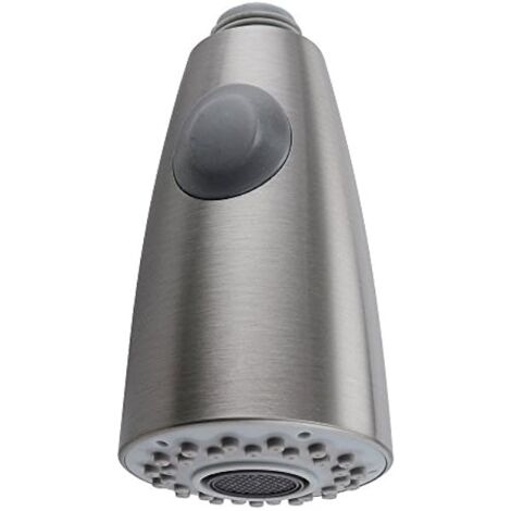 RHAFAYRE GROOFOO Universal 1/2-Inch Bathroom Kitchen Faucet tap Pull-Out Spray Head Replacement Part,Brushed Nickel