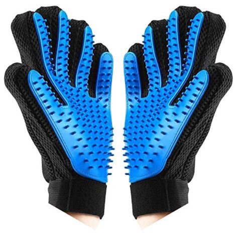 Grooming Glove for Dogs and Cats - Bath Cleaning Brush for Pets - 1 Pair