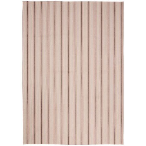 Groove Teppich 170x120cm gestreift navyblau - Atmosphera créateur d'intérieur