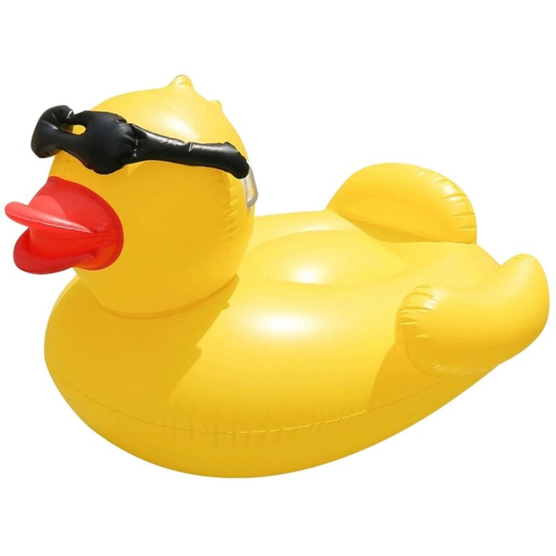 Gros canard flottant piscine 79 pouces, bouée géante pour plage, matelas gonflable été, décoration fête piscine enfants adultes, flotteur ludique