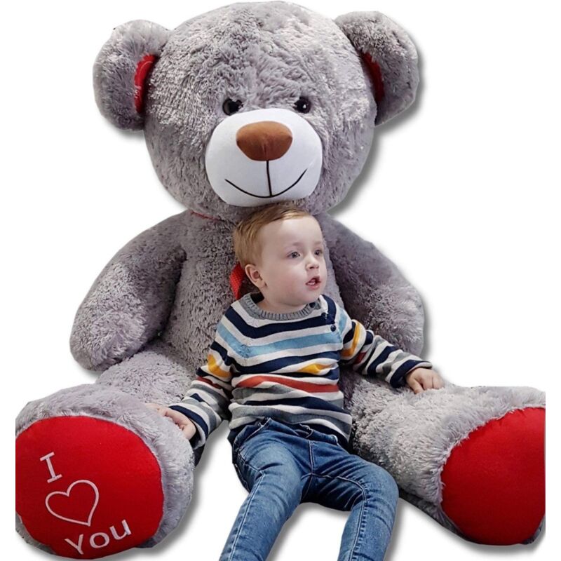 Viking Choice - Gros nounours - Je t'aime - Doux - Gris