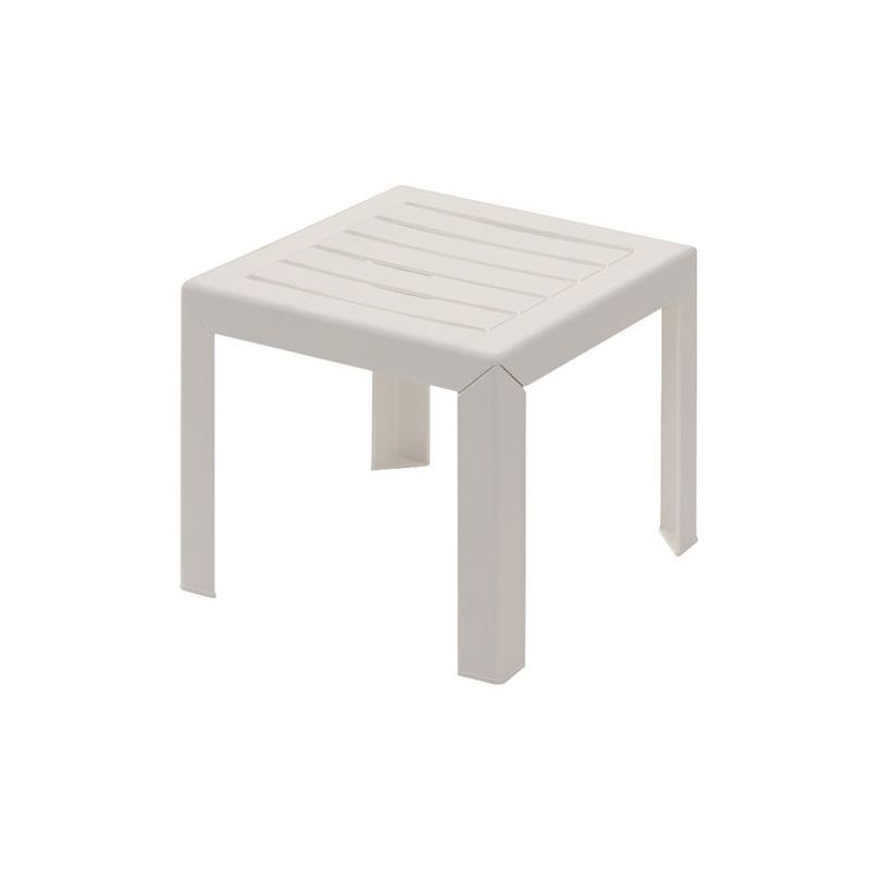 Table basse miami - 40 x 40 cm - blanc - Grosfillex