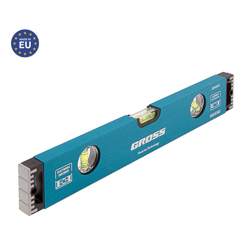 GROSS - Livello 3 bolla in alluminio rinforzato