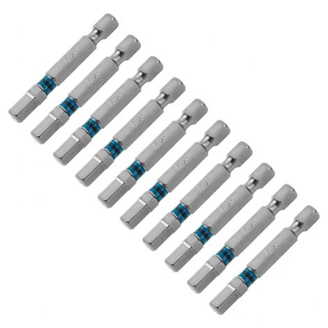 GROSS - Jeu d'embouts HEX6 50 mm - 10 pcs.