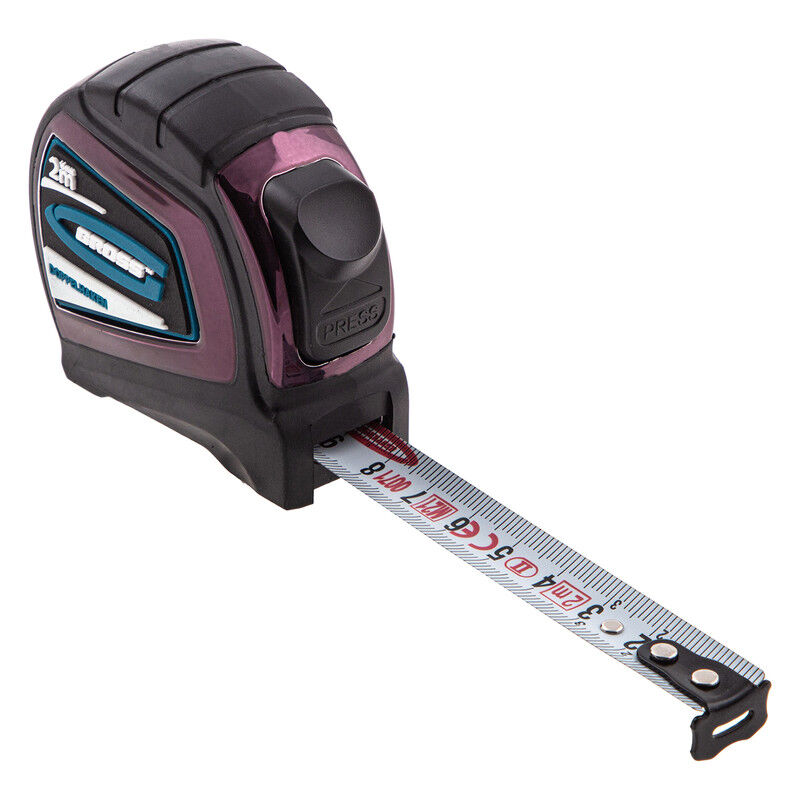 GROSS - Metro a nastro Doppelhaken - 2 m x 16 mm...