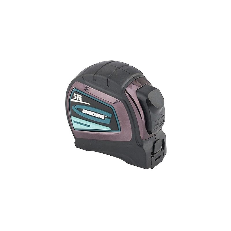 GROSS - Metro a nastro Doppelhaken - 5 m x 19 mm...