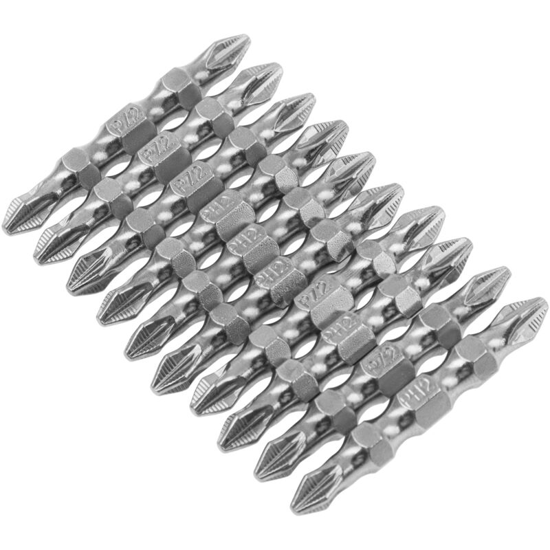 GROSS - Set di punte doppie PH2-PZ2 x 45 mm - 10