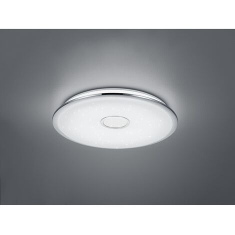 Große Deckenleuchte Led Dimmer Osaka Ø65 cm Effekt Sterne Trio Beleuchtung