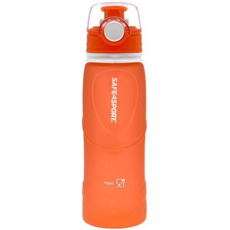 Große faltbare Silikon-Wasserflasche 750 ml