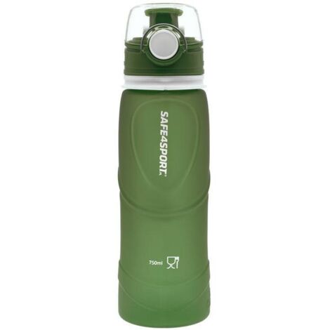 Große faltbare Silikon-Wasserflasche 750 ml