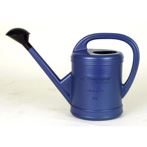 Große Gießkanne 10L in Blau mit Brause Wasserkanne Kunststoff Gartengießkanne