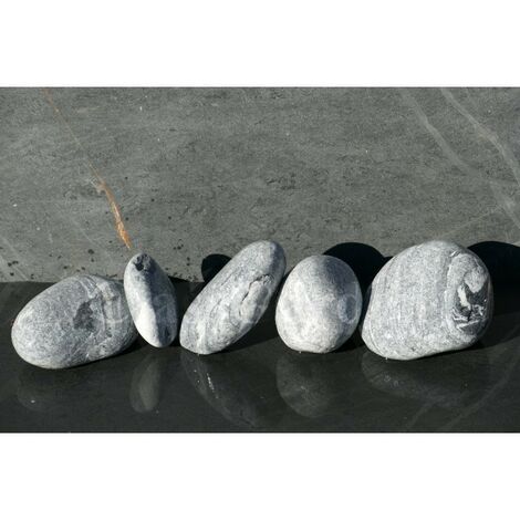 Große Grau Kiesel  100-200 - Pack 5 Rollen