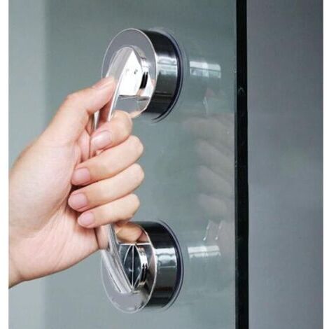 Große Griffe für Glastüren und -fenster, Schiebetüren im Badezimmer, Kleiderschränke, Abstellkammern, Saugnäpfe, abriebfeste Griffe, porenfreie Griffe.