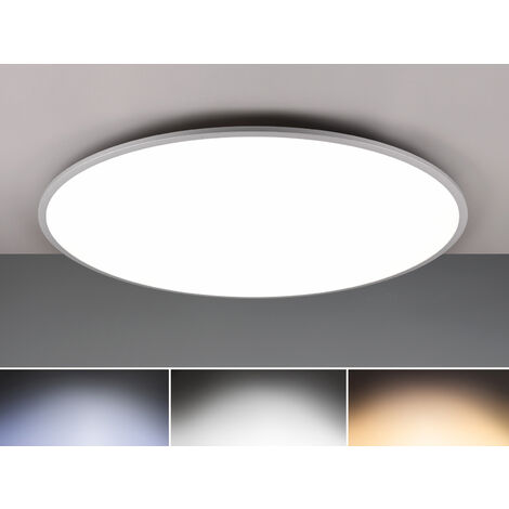 Große LED Deckenleuchte YUMA extrem flach mit Fernbedienung dimmbar, Ø 100cm
