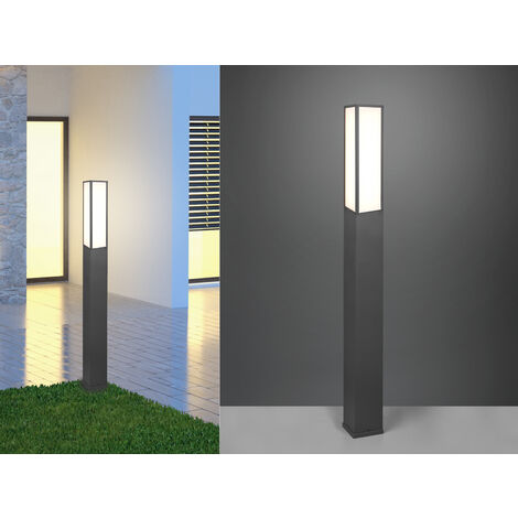 Große LED Wegeleuchte FUERTE in Anthrazit, IP54, Höhe 155cm