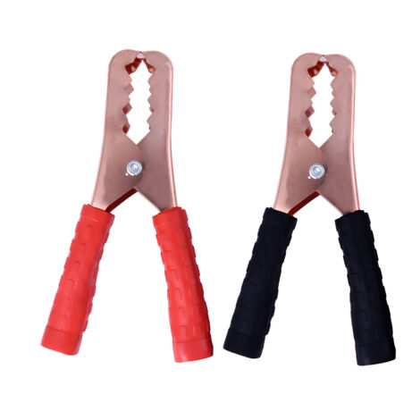 Große Starthilfeklemme für Autobatterien, Notfall-Batterieklemme, Paar Kabelklemmen, 150 A.