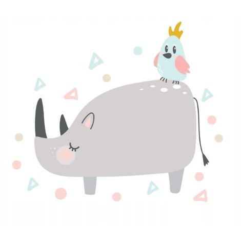 GROSSE TIERE WANDAUFKLEBER N002-000