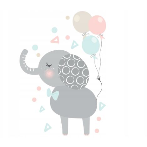 GROSSE TIERE WANDAUFKLEBER N002-003