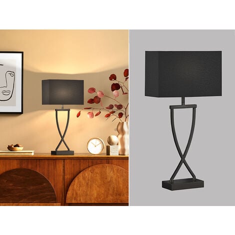 - zu 5 Top-Preisen Seite lampenschirm schwarzem mit Tischlampe