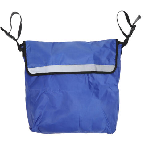 Große, wasserdichte Rollstuhltasche mit verstellbarem Gurt und großem Fassungsvermögen für den Außenbereich, blau