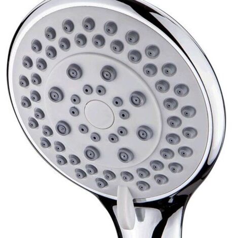 Großer Duschkopf, wassersparende Badezimmer-Duschköpfe, flexibler Edelstahl-Schlauch 150 cm