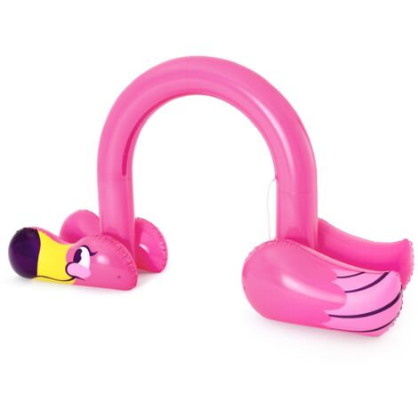 Großer Garten-Wassersprinkler BESTWAY Jumbo Flamingo 340 x 110 x 193 cm