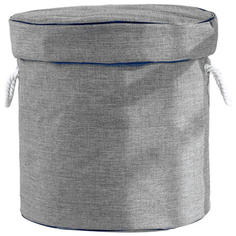 Großer grauer Spielzeugkorb, Spielmatte und Organizer-Tasche für Mädchen und Jungen