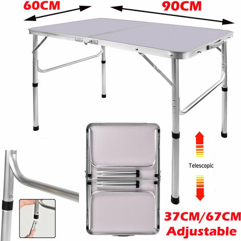 Großer Klapptisch Step Up Hocker Camping In/Outdoor Picknick Party BBQ 906067cm