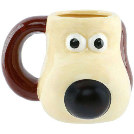 Großer, niedlicher Keramikbecher mit Hundemotiv für Kaffee, Milch und Wasser