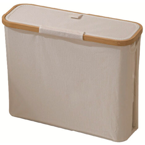 Großer Toilettenpapier-Aufbewahrungskorb mit Deckel, schmaler Toilettenpapier-Organizer, bietet Platz für bis zu 20 normale Rollen oder 15 Jumbo-Rollen.