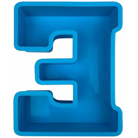 Großes Alphabet Epoxidharzform Englischer Buchstabe Silikonform 3D-Alphabet-Buchstabe