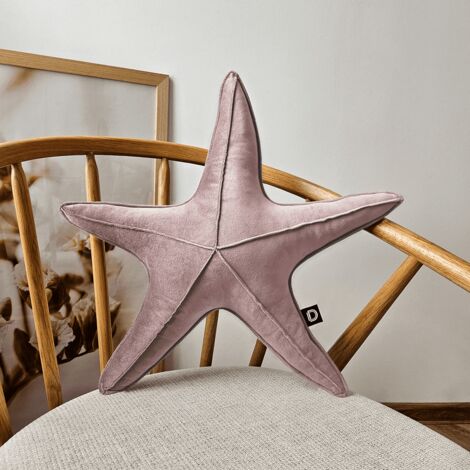 Großes VELVET VE2253 Seesternkissen  hellrosa