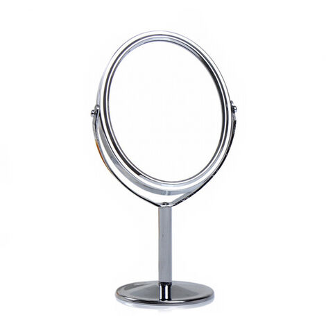 Grossissement Circulaire Maquillage Miroir Double 2 Face Forme Ronde Cosmétique Rotatif Miroir Loupe Miroir Miroir,Oval