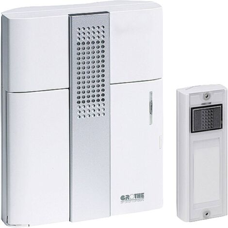 Grothe 43305F Carillon sans fil Set complet avec porte-nom