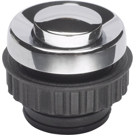 Grothe 62054 Klingeltaster 1fach Chrom 12 V/1,5 A