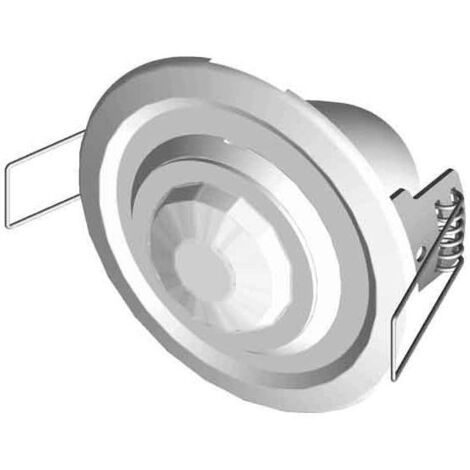 Grothe 94501 Decke PIR-Bewegungsmelder 360 ° Relais Weiß IP20 (Schaltbox), IP40 (Sensor)