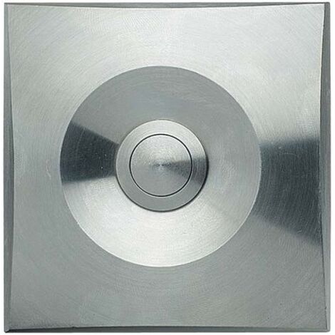 Grothe Bouton de sonnette ETA S 200, acier inoxydable, en saillie, IP40, 55541
