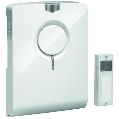 Grothe ECHO M HiFi-Funkgong, 500m Reichweite, MicroSD, weiß, 43502