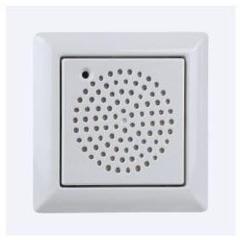 GROTHE Funk-Gong 230V/AC 83dB elektr Kst IP20 ws 0,05A Batterie eingebaut