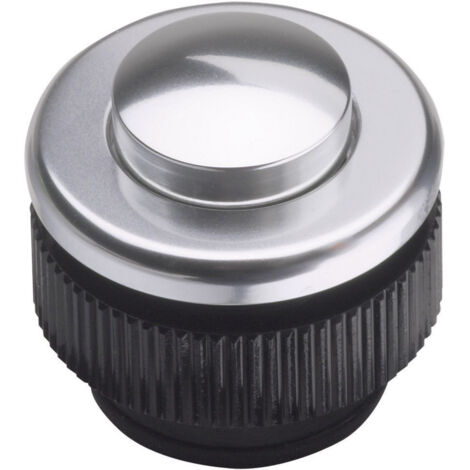 Grothe Klingeltaster rund 11,5mm Knopf alu, Hülse alu PROTACT 310 AL