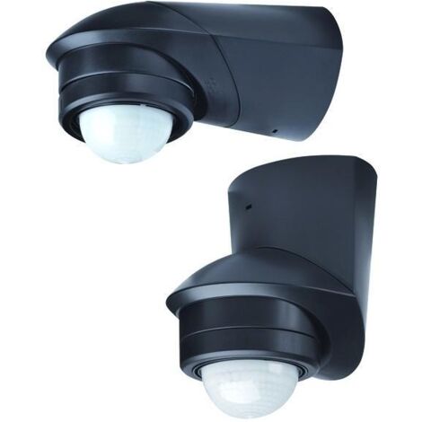 Grothe McGuard BM240sw Detector de movimiento, 240°, IP55, negro, 94534