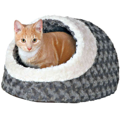 Grotta per gatto Trixie Kaline Grigio Crema 35 × 26 × 41 cm